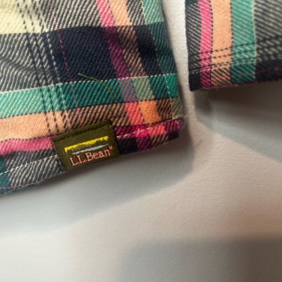 L.L. Bean Kids Multicolor Plaid Button-Down Shirt - Picture 2 of 7